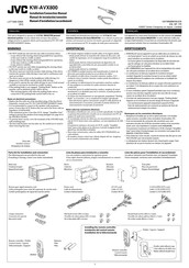 JVC KW-AVX800 Manual De Instalación/Conexion