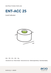 arjo ENT-ACC 25 Instrucciones De Uso