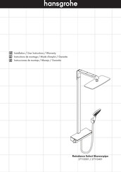Hansgrohe Raindance Select Showerpipe
27112001 Instrucciones De Montaje / Manejo / Garantía