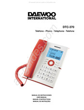 Daewoo International DTC-370 Manual De Instrucciones