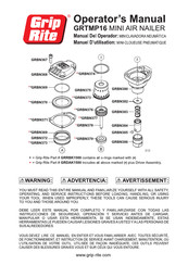 Grip Rite GRTMP16 Manual Del Operador