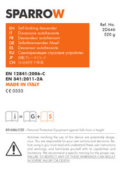 Climbing Technology Sparrow 2D646 Manual