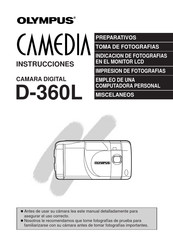 Olympus CAMEDIA D-360L Instrucciones