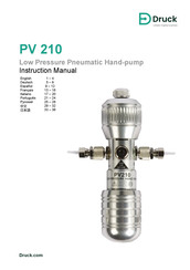 Druck PV 210 Manual Del Usuario