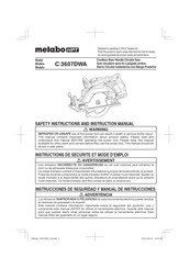 Metabo C 3607DWA Manual