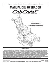Cub Cadet 12AE764N756 Manual Del Operador