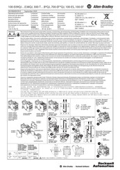 Allen-Bradley 100-E09QJ Serie Guia De Inicio Rapido