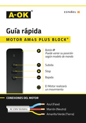 A-Ok AM45 PLUS BLOCK Guía Rápida