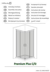 Radaway Premium Plus D Instrucciones De Ensamblaje