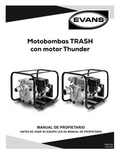 Evans TRASH TR4MG1600TH Manual De Propietario