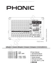 Phonic Powerpod 1082R Manual Del Usuario