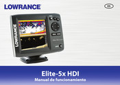 Lowrance Elite-5x Manual De Funcionamiento