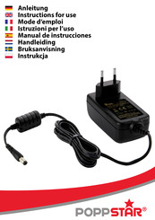 Poppstar 1003524 Manual De Instrucciones