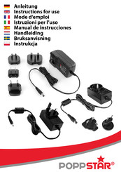 Poppstar 1009435 Manual De Instrucciones