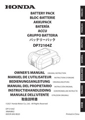 Honda GXE2.0S Manual Del Propietário