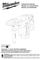 Milwaukee M18 FUEL Manual Del Operador