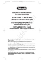 DeLonghi MG15T Instrucciones Importantes