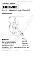 Sears Craftman 900.74828 Manual Del Operador