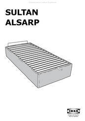 IKEA SULTAN ALSARP Manual Del Usuario