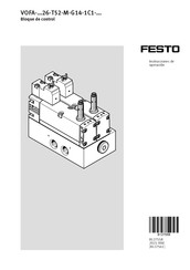 Festo VOFA 26-T52-M-G14-1C1 Serie Instrucciones De Operación