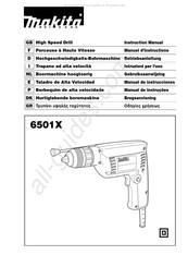 Makita 6501X Manual De Instrucciones