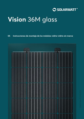 SOLARWATT Vision 36M glass Instrucciones De Montaje