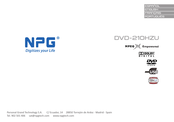 npg DVD-210HZU Manual De Instrucciones