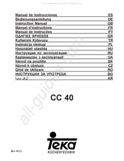 Teka CC 40 Manual De Instrucciones