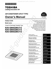 Toshiba RAV-SM452MUT-E Manual Del Propietário