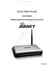 airnet AIR-AP54GH Guia De Inicio Rapido