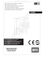 Bft ICARO Instrucciones De Uso Y De Instalacion