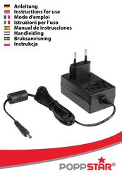 Poppstar 1008822 Manual De Instrucciones