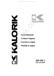 Kalorik USK DG 1 Manual Del Usuario