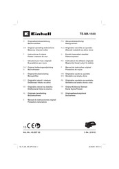 EINHELL 43.507.35 Manual De Instrucciones Original