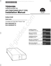 Toshiba RAV-SM2802DT-E Manual De Instalación