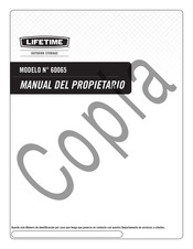 Lifetime 60065 Manual Del Propietário
