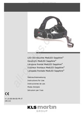 KLS Martin group MedLED Sapphire Instrucciones De Uso