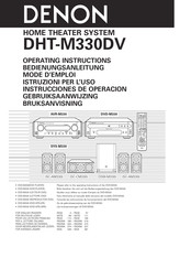 Denon DHT-M330DV Instrucciones De Operación