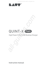 LAUT QUINT-X PWR Manual De Instrucciones