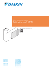 Daikin ETVX12E6V Guía De Referencia Del Instalador