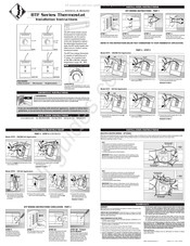 Cadet BTF2 Instrucciones Para La Instalación