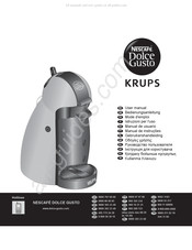 Dolce Gusto KRUPS Manual De Usuario