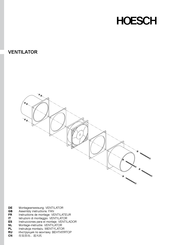 HOESCH 6838 Manual