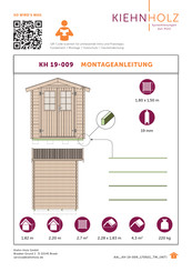 Kiehn-Holz KH 19-009 Instrucciones De Montaje