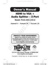 Tripp-Lite P131-06N-2VA-U Manual Del Propietário