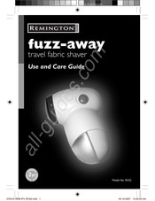 Remington fuzz-away RCS2 Manual De Uso Y Cuidad