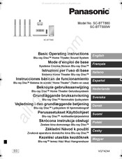 Panasonic SC-BTT500W Instrucciones Básicas De Funcionamiento