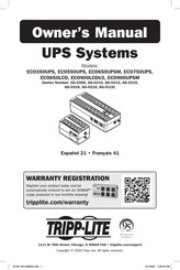 Tripp-Lite ECO550UPS Manual Del Usuario