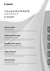 Canon imageRUNNER ADVANCE C350P Guía De Inicio