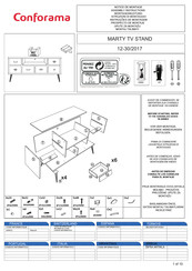 CONFORAMA MARTY 649413 Prospecto De Montaje